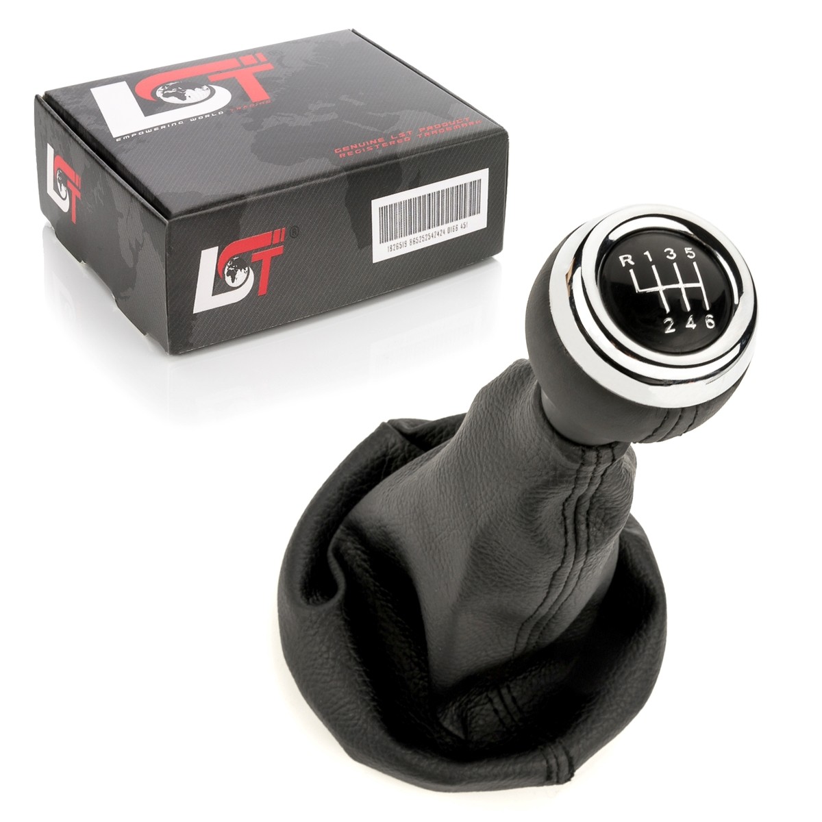 Gear Knob Shift Grip Chrome Shift Bag 6 Gear For MINI R55 R56 S D