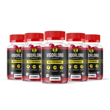 (5 Pack) VigorLong Gummies for Men ed, Vigor Long Male Performance 300ct