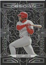 2023 Panini Chronicles Obsidian Barry Larkin #23 Cincinnati Reds