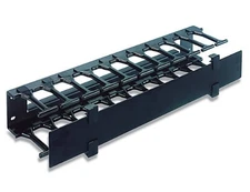 Horizontal Cable Manager, 1-Sided, 2RMU, Black By Chatsworth 30130-719
