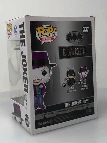 Funko POP! Heroes DC Comics The Joker Batman 1989 #337 Vinyl Figure DAMAGED - Picture 6 of 14