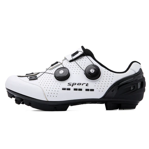 MTB Radfahren Schuhe Herren Rennrad Selbstsichernd SPD Cleats Fahrrad Turnschuhe - Bild 3 von 32
