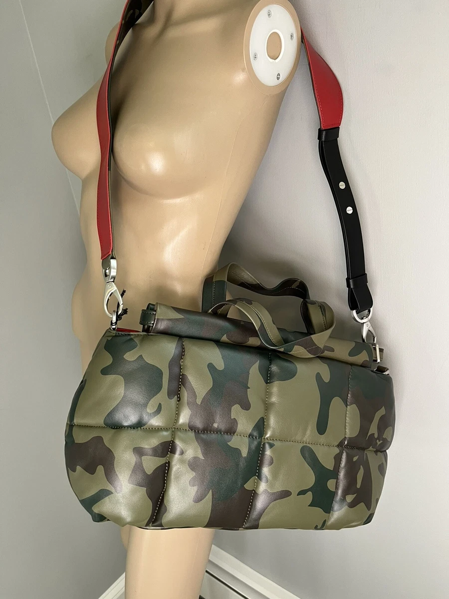 LUMILLA Escape Camo Tote Reversible Removable Strap NIB