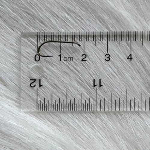 Ganchos para amarrar moscas. Modelo 3906, Bronze para baixo - Tamanho #8, 50 por caixa feito na Noruega - Imagem 3 de 3