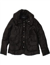 Marina Sport Womens Padded Jacket Uk 10 Small Black Polyester Bv82