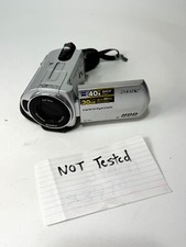 Sony Handycam DCR-SR42 Camcorder Silver 30GB HDD 2.5" LCD 2000x UNTESTED