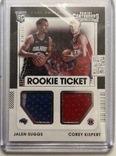 Jalen Suggs / Corey Kispert 2021-22 Contenders Rookie Dual Swatches Patch 