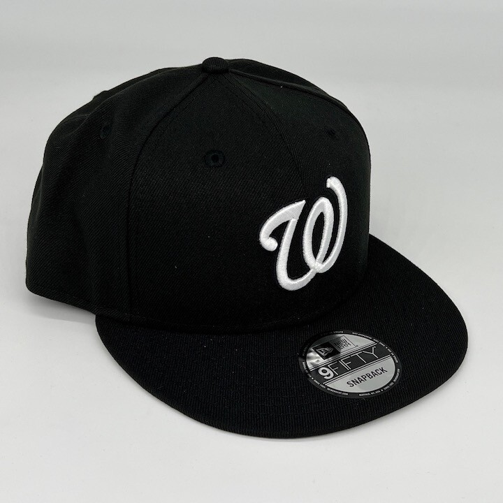 Washington Nationals 950 Adjustable Black Snapback New Era Cap