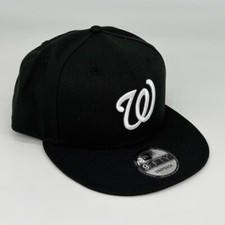Washington Nationals 950 Adjustable Black Snapback New Era Cap - NWT