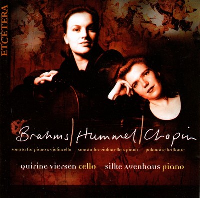 Quirine Viersen & Silke Avenhaus   Brahms | Hummel | Chopin CD Neu