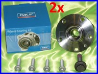 2X SKF Vkba 3643 Radlager Satz Audi A3 VW Caddy Golf Passat Touran Sharan Tiguan