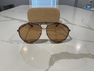 Chloé Aviator CE144S Dark Nickel sunglasses Chloé Sunglasses CE144S | Designer Frames Outlet main image 2