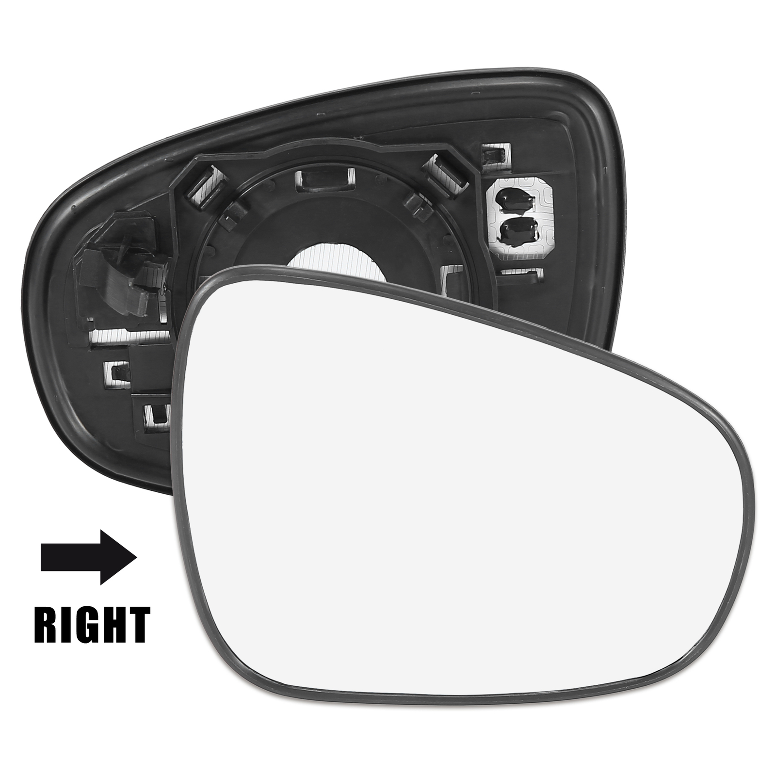 Mirror Glass w/ Backing Heated Passenger Side RH for Lexus LS460 CT200h