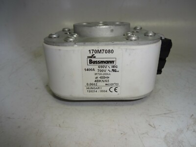 170M7080 Bussmann Fuse 690V 1400A New 