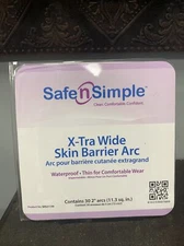 NEW Safe N Simple X-Tra Wide Skin Barrier Arc 30pcs 2" Arcs SNS21130 see pics