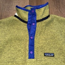 Patagonia Jacket Synchilla Kids XL 14 Fleece T Snap VTG 2001 Boys Girls Youth