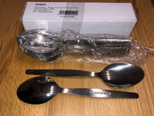 Kaffeelöffel Teelöffel einfach, 12 Stück, für Gastro, Kantine, Schule usw