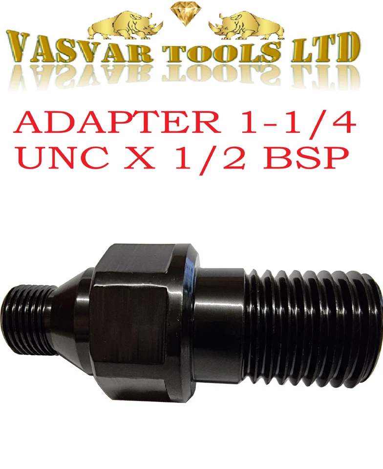 HILTI diamond core drilling converter 1-1/4" UNC X 1/2" BSP