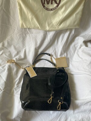 Neu mit Etikett Original Michael Kors Damen Handtasche Schwarz