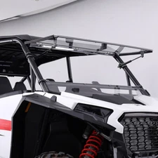 Front Flip Split Windshield Full Window for 2024-2025 Polaris RZR XP 1000/4 1000