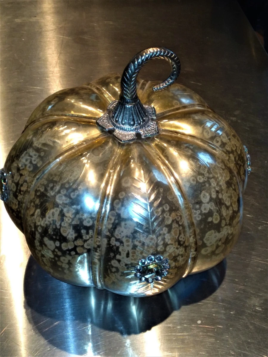Mercury glass pumpkin deals
