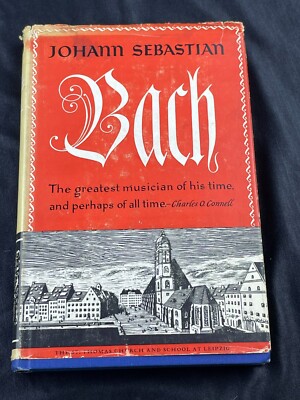 JOHANN SEBASTIAN BACH BY LAURENCE N. FIELD 1943 AUGSBURG PUBLISHING HC DJ