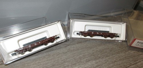 Fleischmann N 845609, Set Schwerlastwagen mit Brammen _ N1831 | Condition: Neu