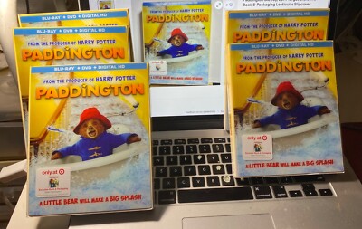 *MINT* NUMBERED PADDINGTON BEAR, LENTICULAR SLEEVE BLU-RAY/DVD/ACTIVE Digital