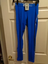 ETHIKA SUBZERO PERFORMANCE TIGHT LEGGINGS IN BLUE  SIZE MEDIUM  NEW