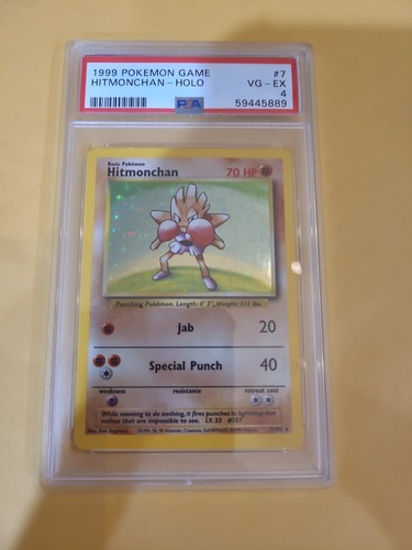 Hitmonchan graded PSA 7 for sale on eBay
