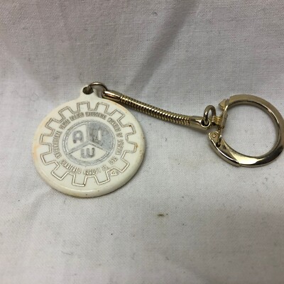 Vintage International Union Allied Industrial Workers Key Chain