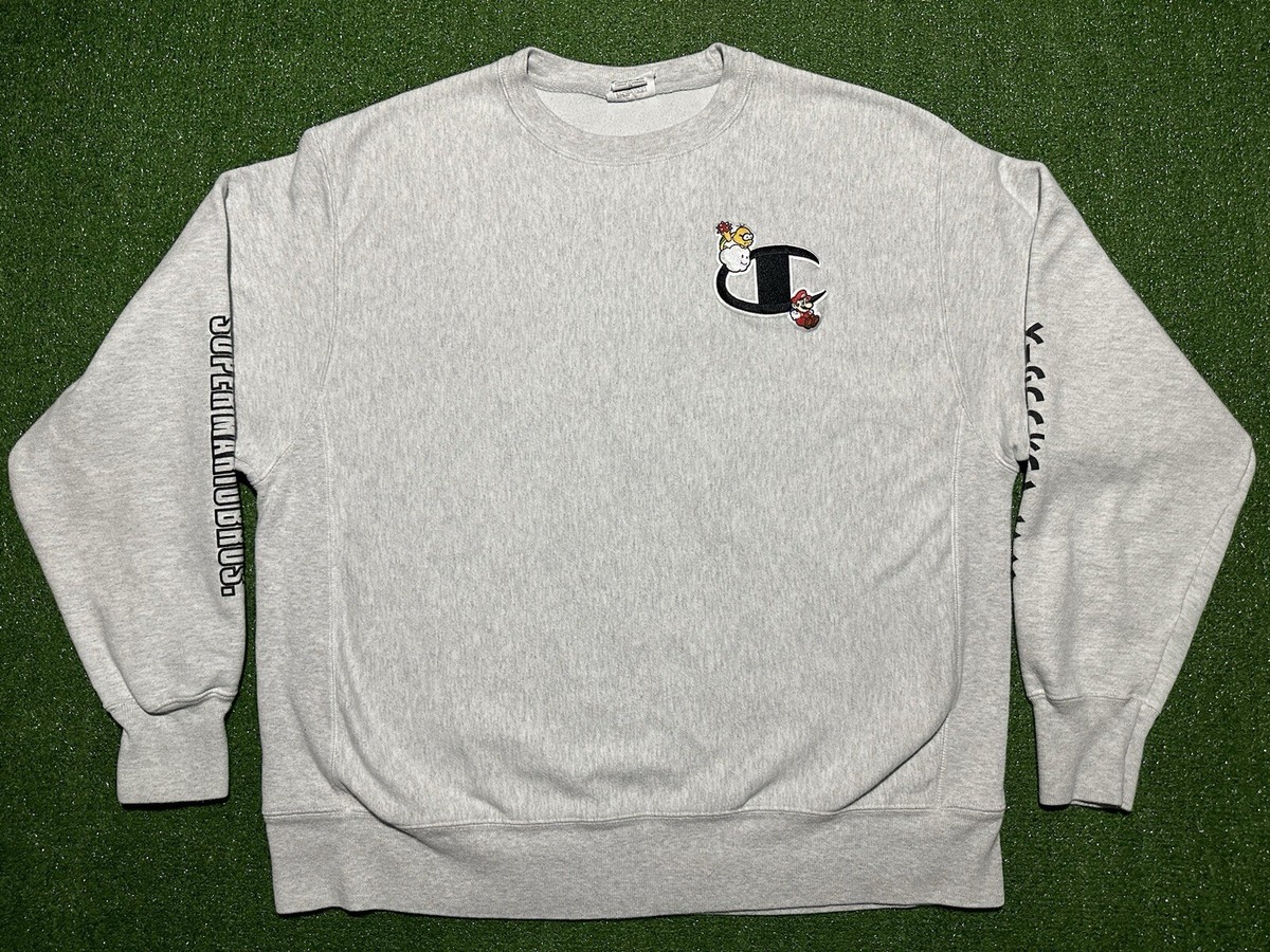 Crewneck Sweatshirt Champion Super Mario Sweatshirt Champion Super