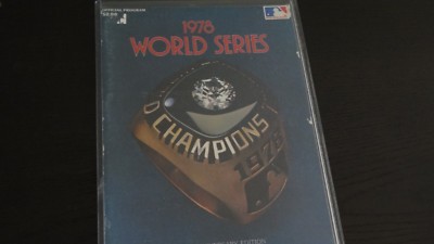 1978 WORD SERIES OFFICIAL PROGRAM SOME WEAR