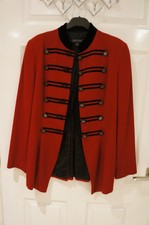Steampunk Karen Kane Vintage Military Style Vest Sgt Pepper Size Uk10 Usa6