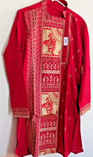 Kurta Punjabi Silk Intricate Embroidery kokopelli Figure Wedding Party Wear Kurta Punjabi Silk Intricate Embroidery kokopelli Figure Wedding Party Wear - Image 1