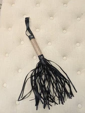 Rose Gold Whip Flogger Spanking Slave Adult Tassel