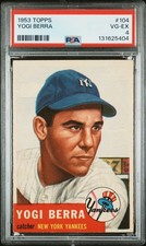 Yogi Berra 1953 Topps PSA 4 #104 New York Yankees
