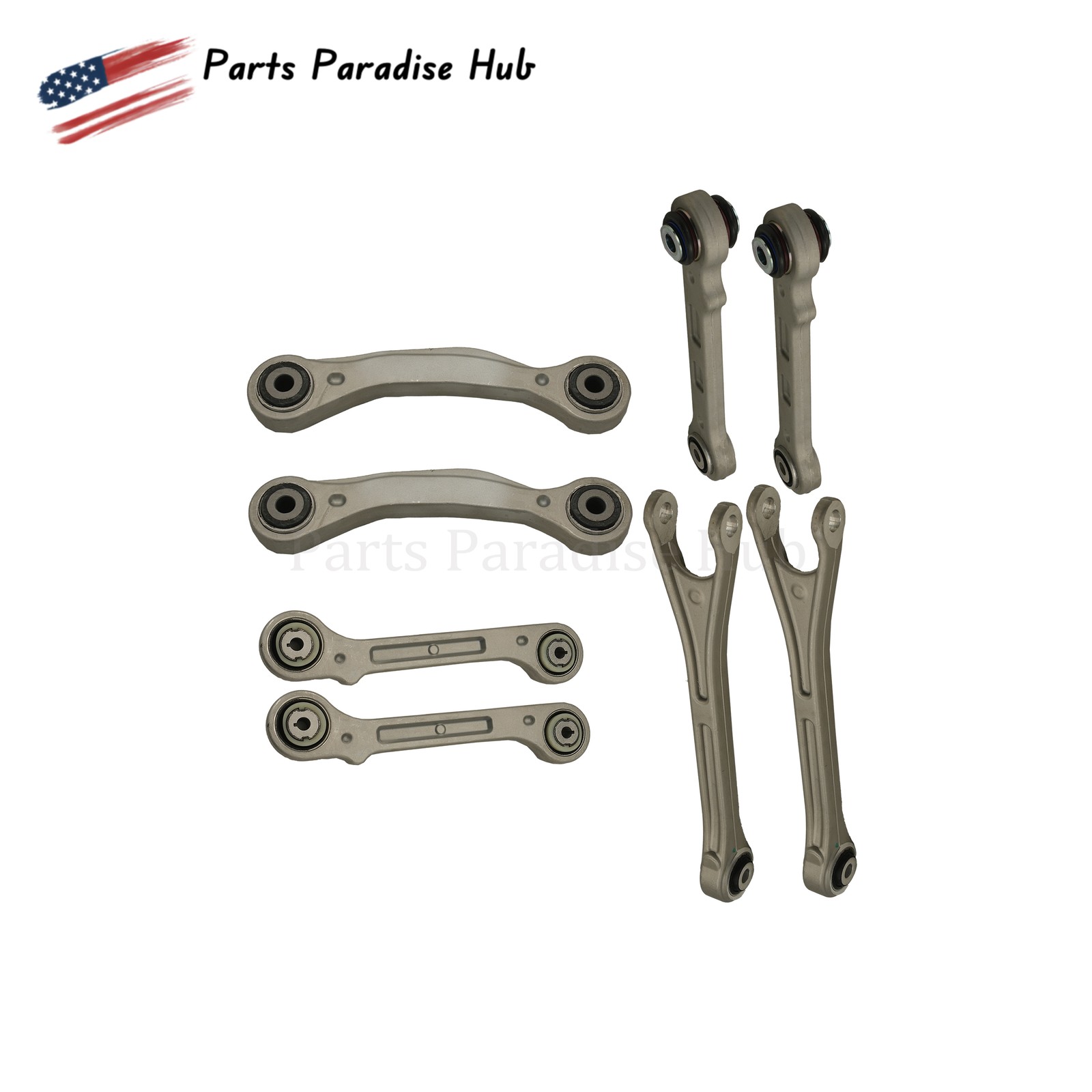 NEW 8PCS Rear Suspension Control Arm Kit Fits 2017+ Maserati Levante US