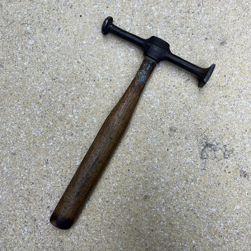 Square & Round Planishing Panel Beater Body Repair Curved Face Dinging Hammer - Picture 2 of 16
