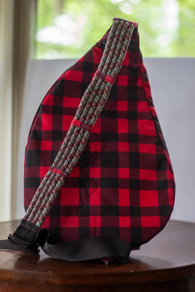 Kavu слинга сумка Buffalo клетку красный черный рюкзак веревки сумка туризм - Изображение 2 из 3