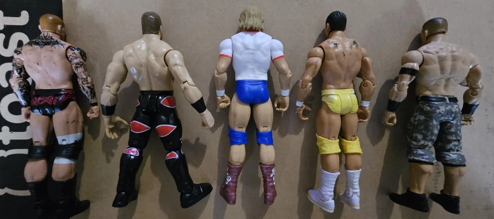 Figura de acción Wwe Mattel And Jakks paquete de 5 sueltos Foto 2 de 2