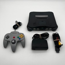 Nintendo 64 Video Game Console NUS-001 Gray W/ Cords Controller Memory Expansion