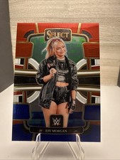 Liv Morgan 2024 Panini Select WWE Red & Blue Prizm Concourse Card #100