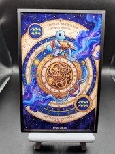 Pokemon Squirtle Aquarius Zodiac Art Board Collection Color Paper Series 4x6...