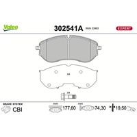Valeo BremsbelÄGe Satz Vorne Passend FüR Man Tge Vw Crafter Grand | 302541A