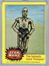 The Fantastic Droid Threepio! 1977 Topps Star Wars #153 Movi