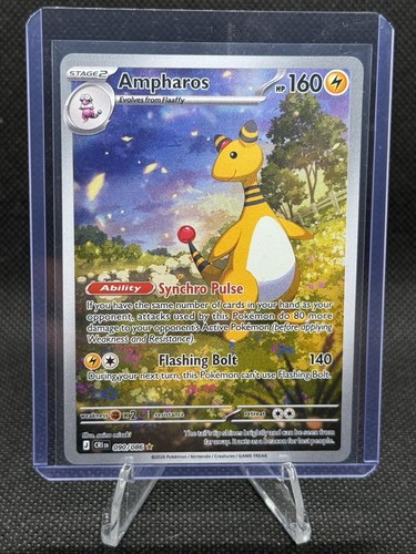 Ampharos 90/86 Illustration Rare Pokemon Chaos Rising Art Rare