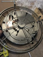 Elegant Lighting 1238D31PN/RC Chandelier - MSRP $1,208 ASIS READ DESCRIPTION