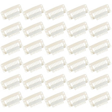 30 Pieces 32 mm 9-teeth Hair Extension Clips Hair Extension Wigs Snap Clips Comb