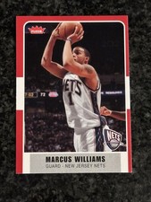 Marcus Williams Basketball Card 2007-08 Fleer #40 New Jersey Nets
